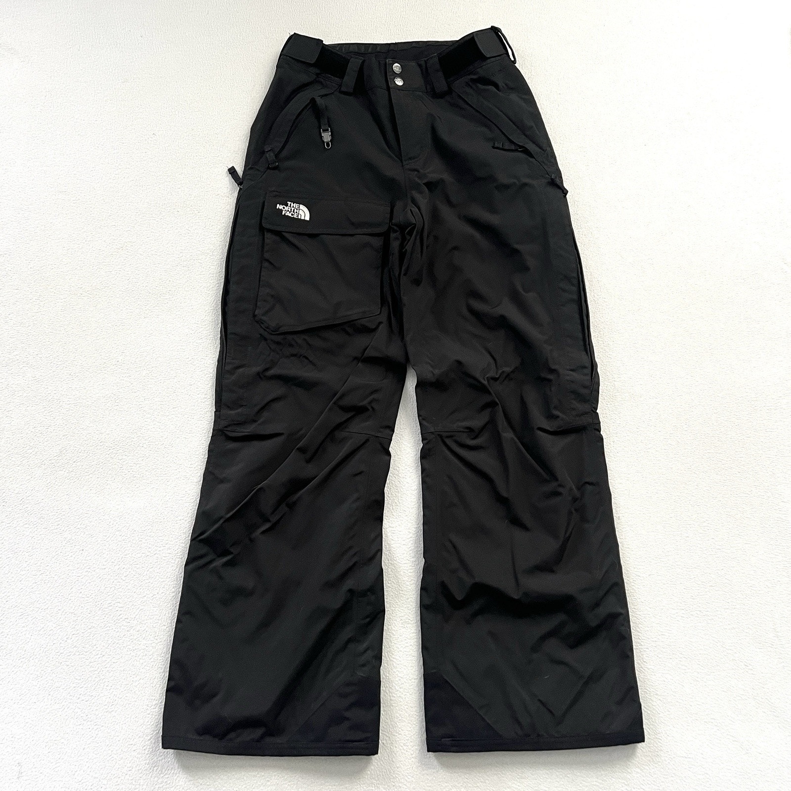 The North Face TNF Women Black Hyvent Nylon Winter Ski Snowboard Lined Pant XS