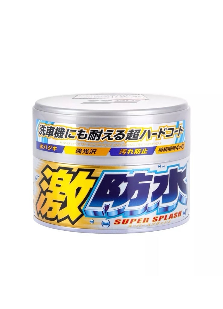 Soft99 Water Rain Block Wax White 300g Car Super Splash Pearl Metallic New