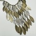 Vintage Chico's Takia Mixed Metal Statement Necklace