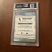 Yoelqui cespedes psa 9 auto graphed with a tiny crack in case.