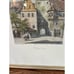 Set of 3 Vintage Framed Signed Ernst Geissendorfer Etching Plönlein Rothenburg