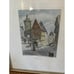 Set of 3 Vintage Framed Signed Ernst Geissendorfer Etching Plönlein Rothenburg