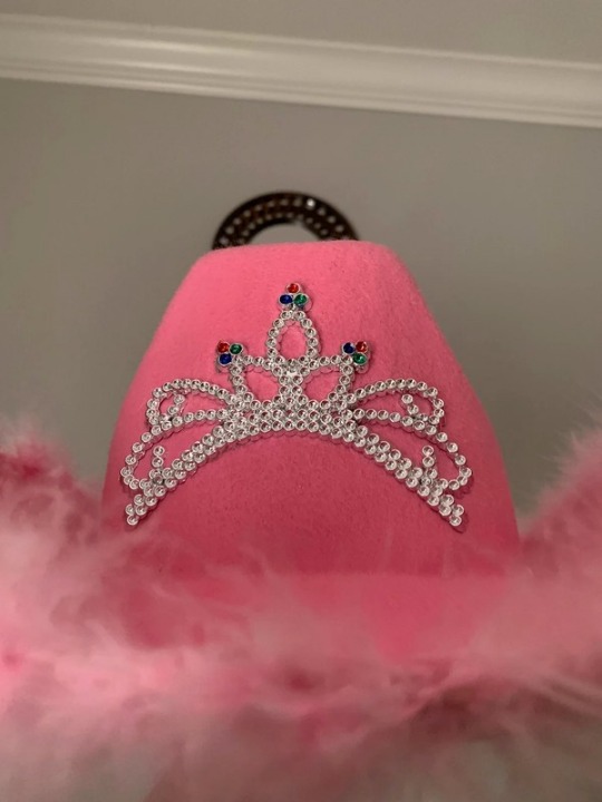 Pink cow girl hat