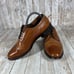 Allen Edmonds Sanford Brown Leather Cap Toe Oxford Dress Shoes Wingtip Size 8