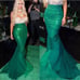 Mermaid Adult Green Costume Skirt