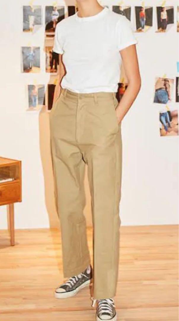 THE SHINZONE (Shinzone) High Waist Chino Pants 34 Beige