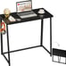 39.4 Narrow Writing Foldable Desk, Black