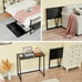 39.4 Narrow Writing Foldable Desk, Black