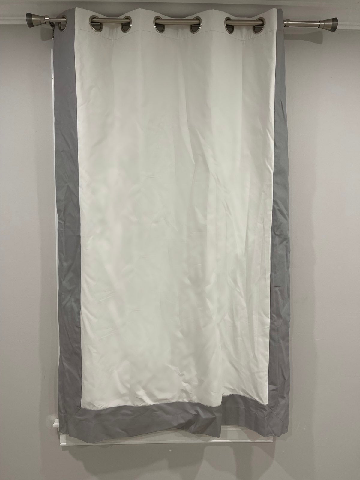 Pottery Barn Kids Colored Bordered Blackout Curtain (single panel)