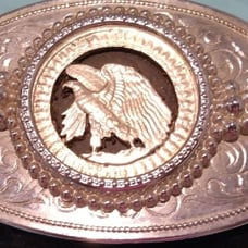 Eagle Silver Belt Buckle