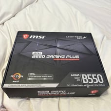 MSI MPG B550 GAMING PLUS Motherboard (AMD AM4, DDR4, PCIe 4.0, SATA 6Gb/s