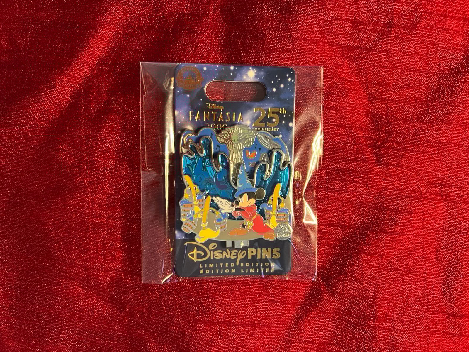 2024 Disney Parks Fantasia 25th Anniversary Sorcerer Mickey Mouse Pin