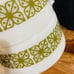 Vintage 3 Pyrex Verde Green Autumn Floral MCM Casserole Bowls Oven 473 474 475
