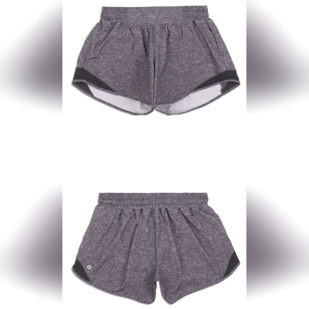 Lululemon Hotty Hot Low Rise Lined Short Gray Size 6