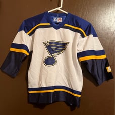 Vtg NHL Starter Youth Sz L 90's St Louis Blues Jersey
