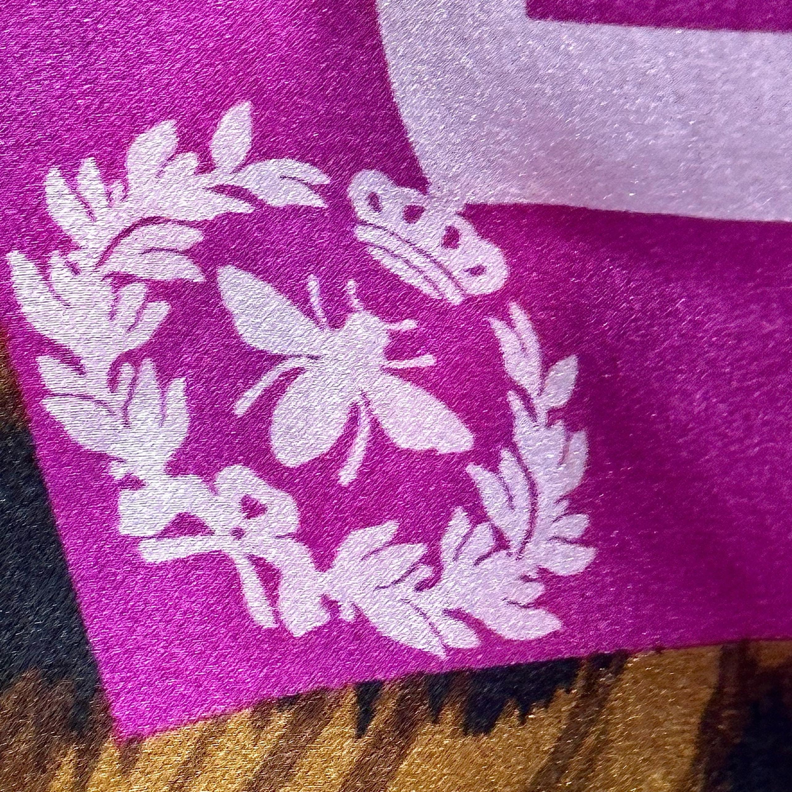 Brand New My Flat in London 100 percent Silk Scarf