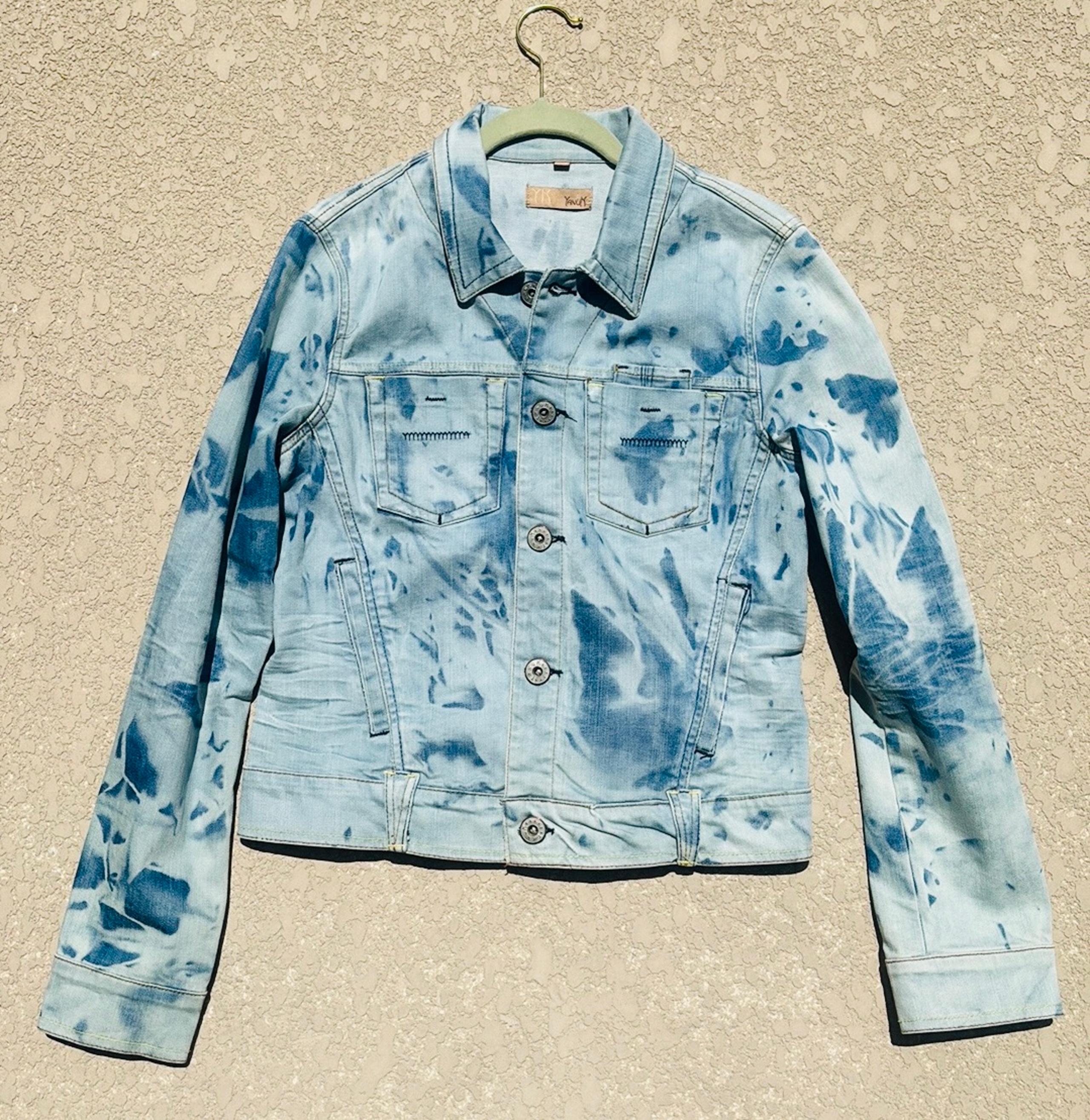 Yanuk Tie Dye Acid Wash Women’s Jean Jacket Denim Y2K Size Medium