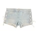 New Joes Jeans Light Wash Boyfriend Lace Up Jean Shorts – Hillary – Sz W32
