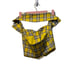 Dolls Kill Clueless Colab As If Plaid Halter Vest Sz S Yellow Crop Top NWOT