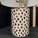 2 Kate Spade 17” Cheetah Print Ceramic Table Lamps