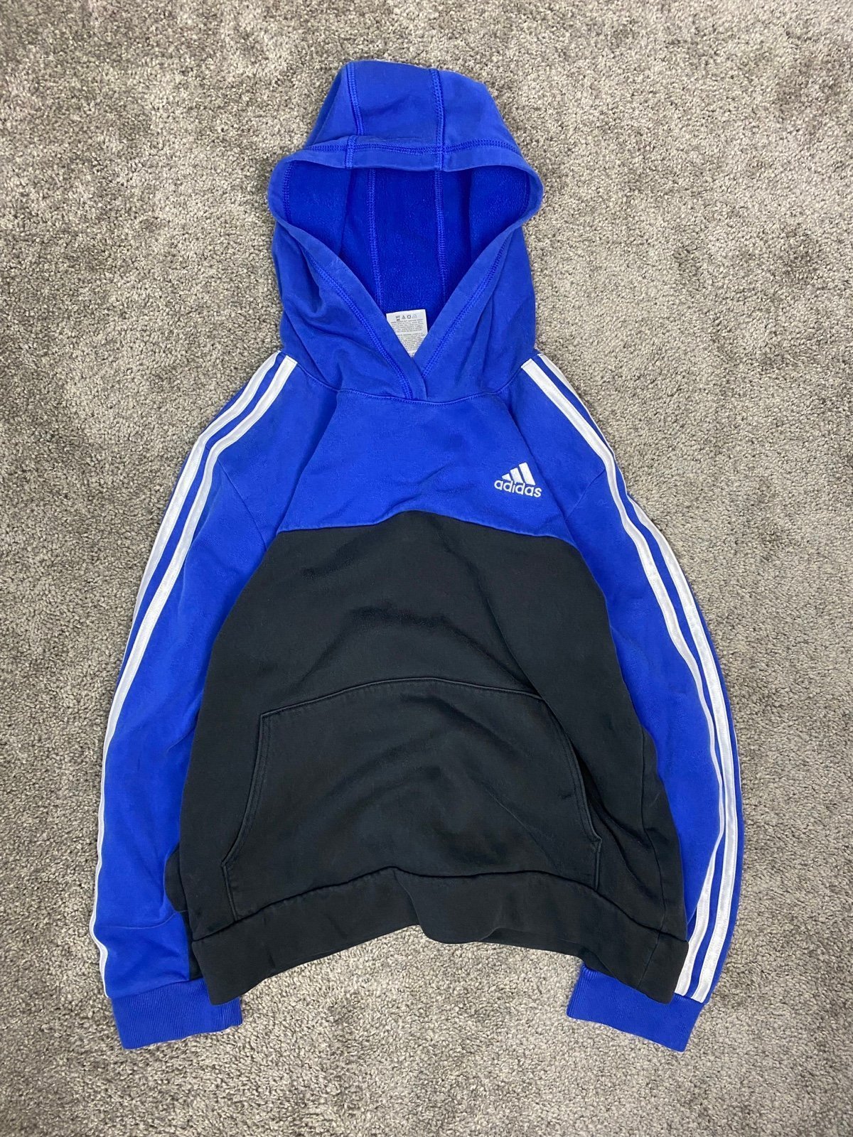 Y2k Adidas 3 stripe hoodie