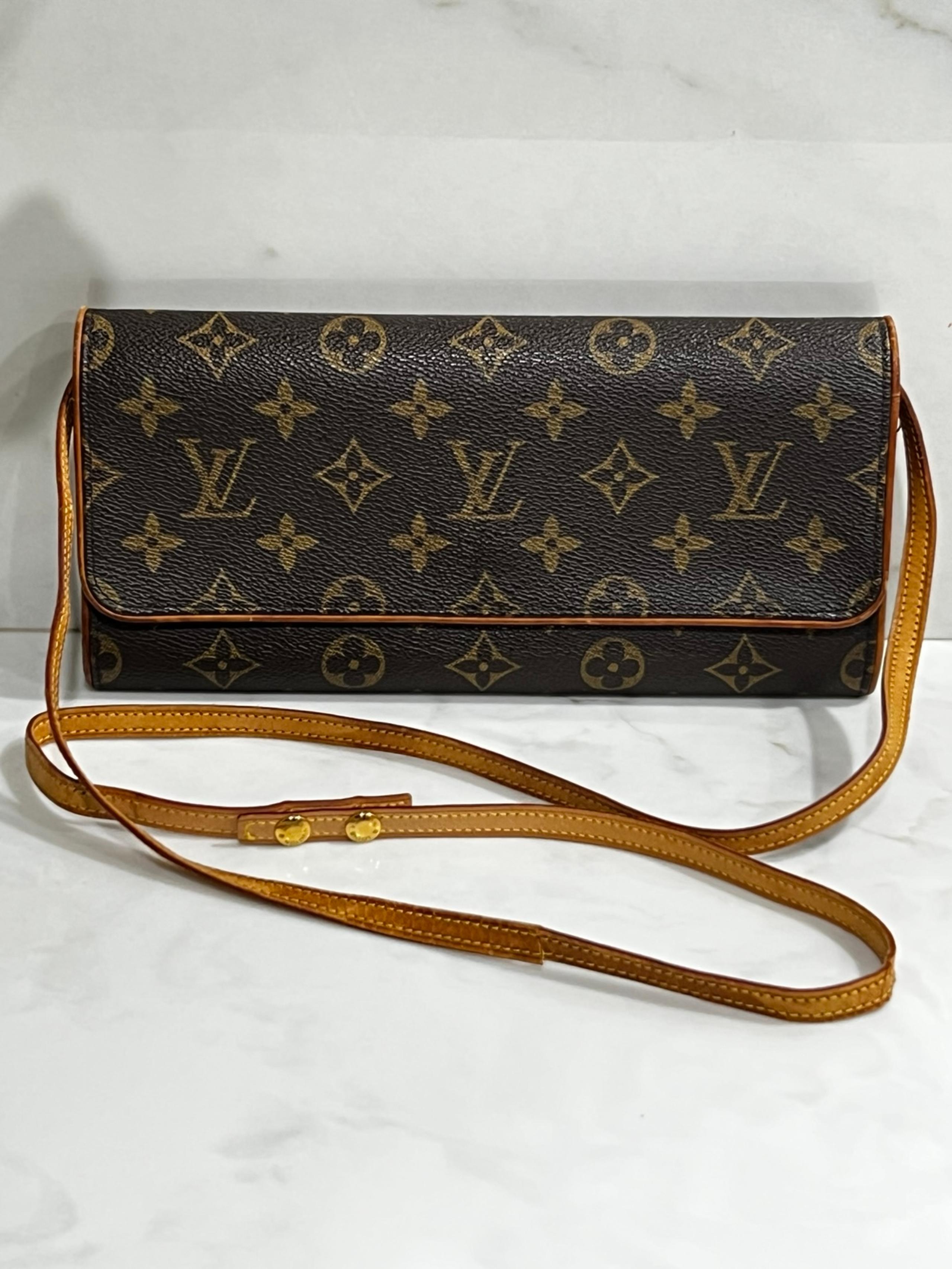 Louis Vuitton Monogram Pochette Twin GM Bag