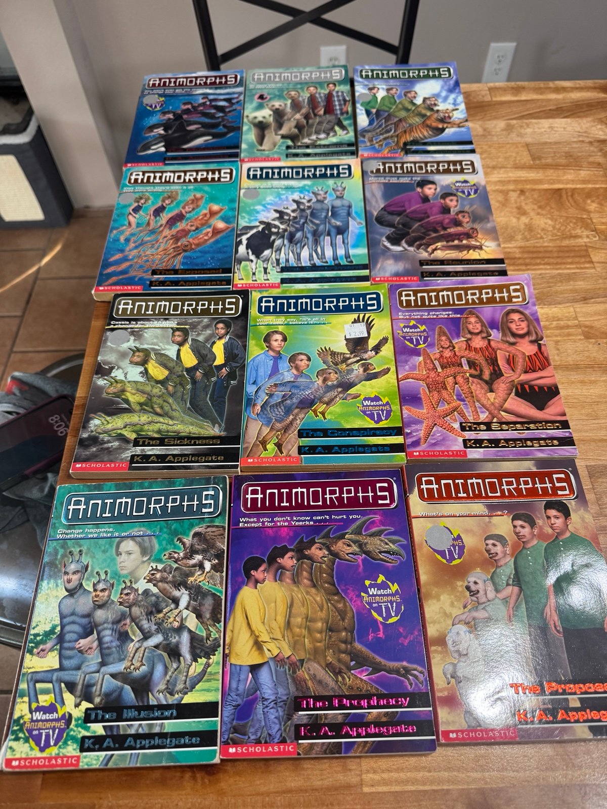 12 Animorphs books