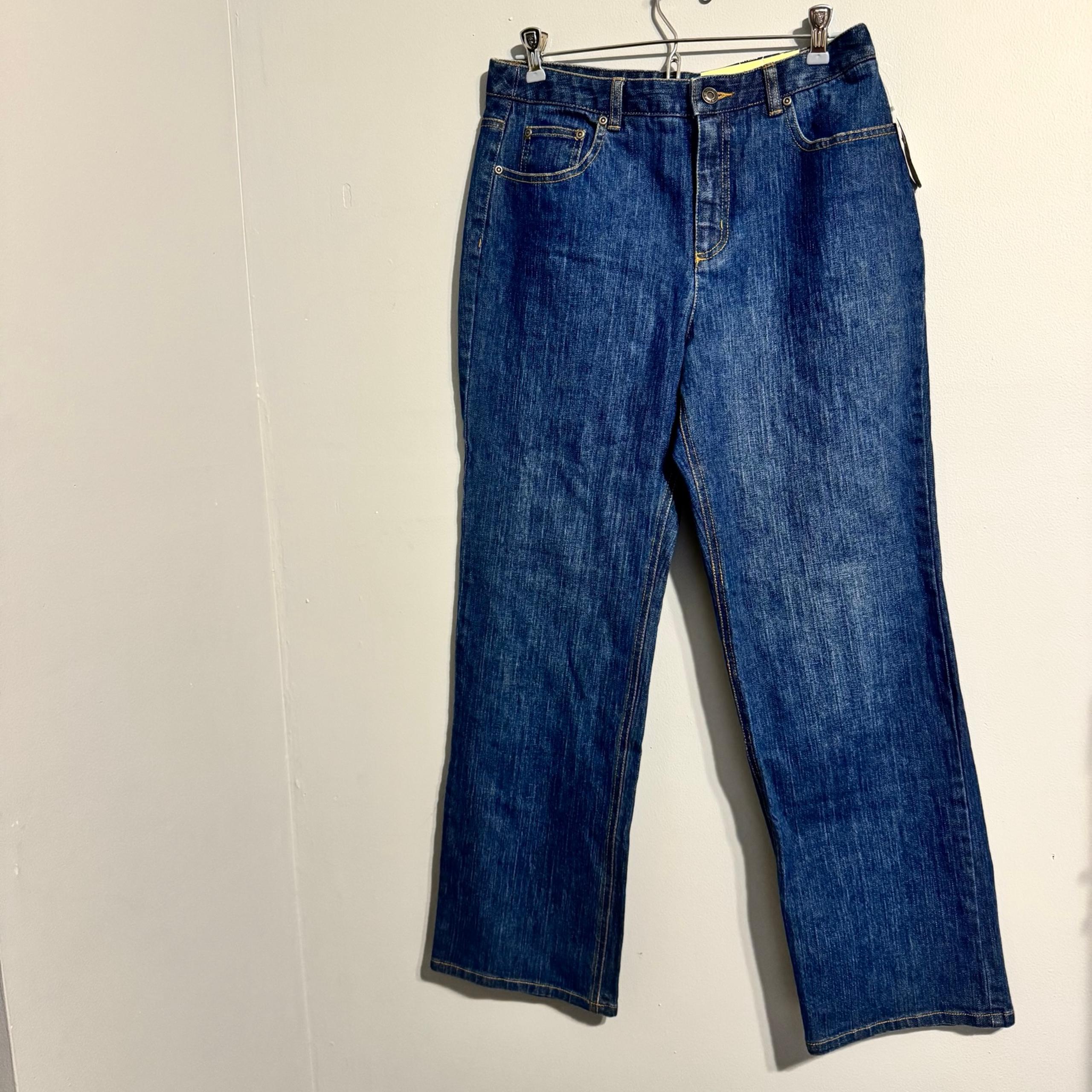 Talbots Womens Size 10 Petite Stretch Pockets Denim Blue Jeans Boot Cut NWT