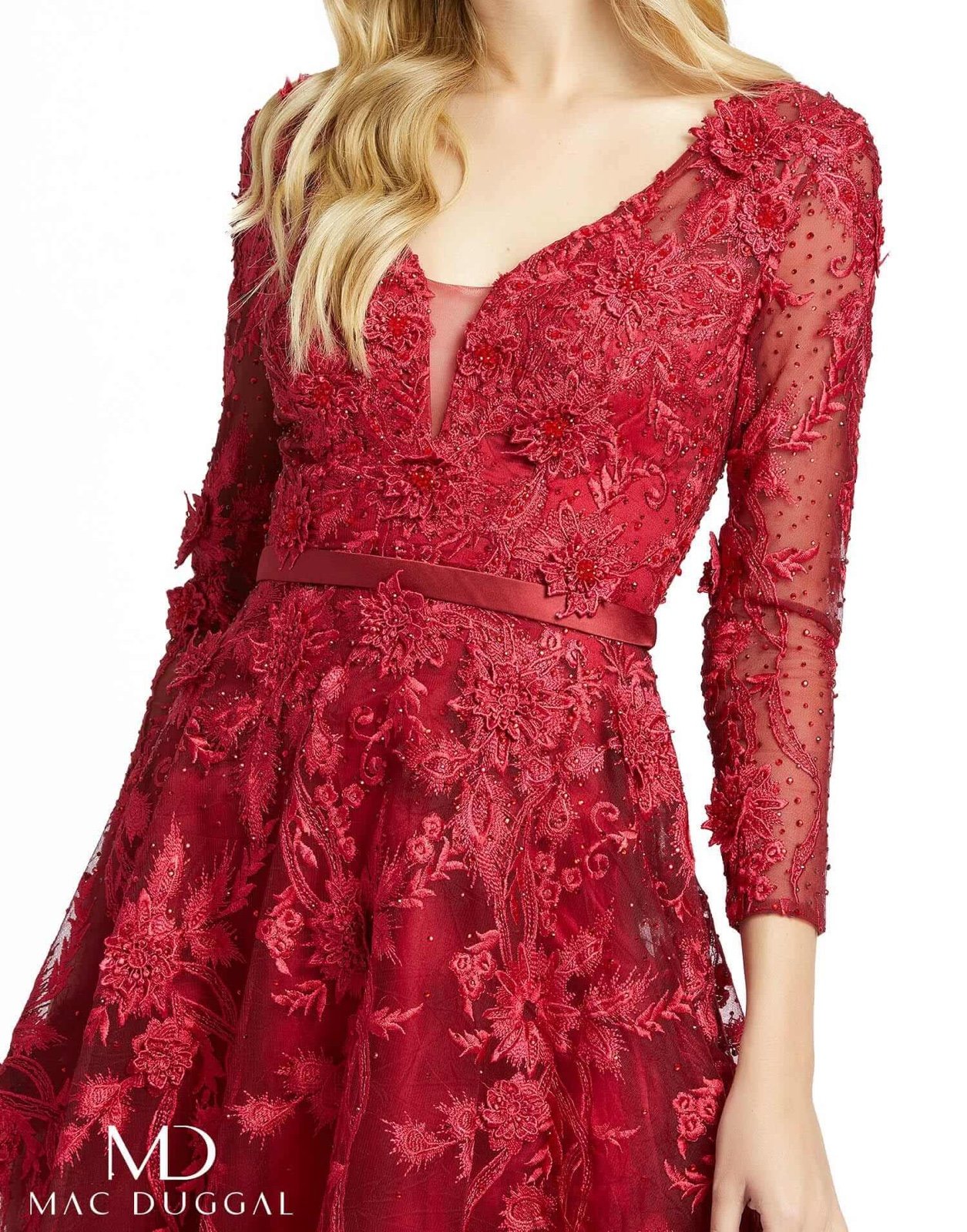 Dress Mac Duggal floral evening dress