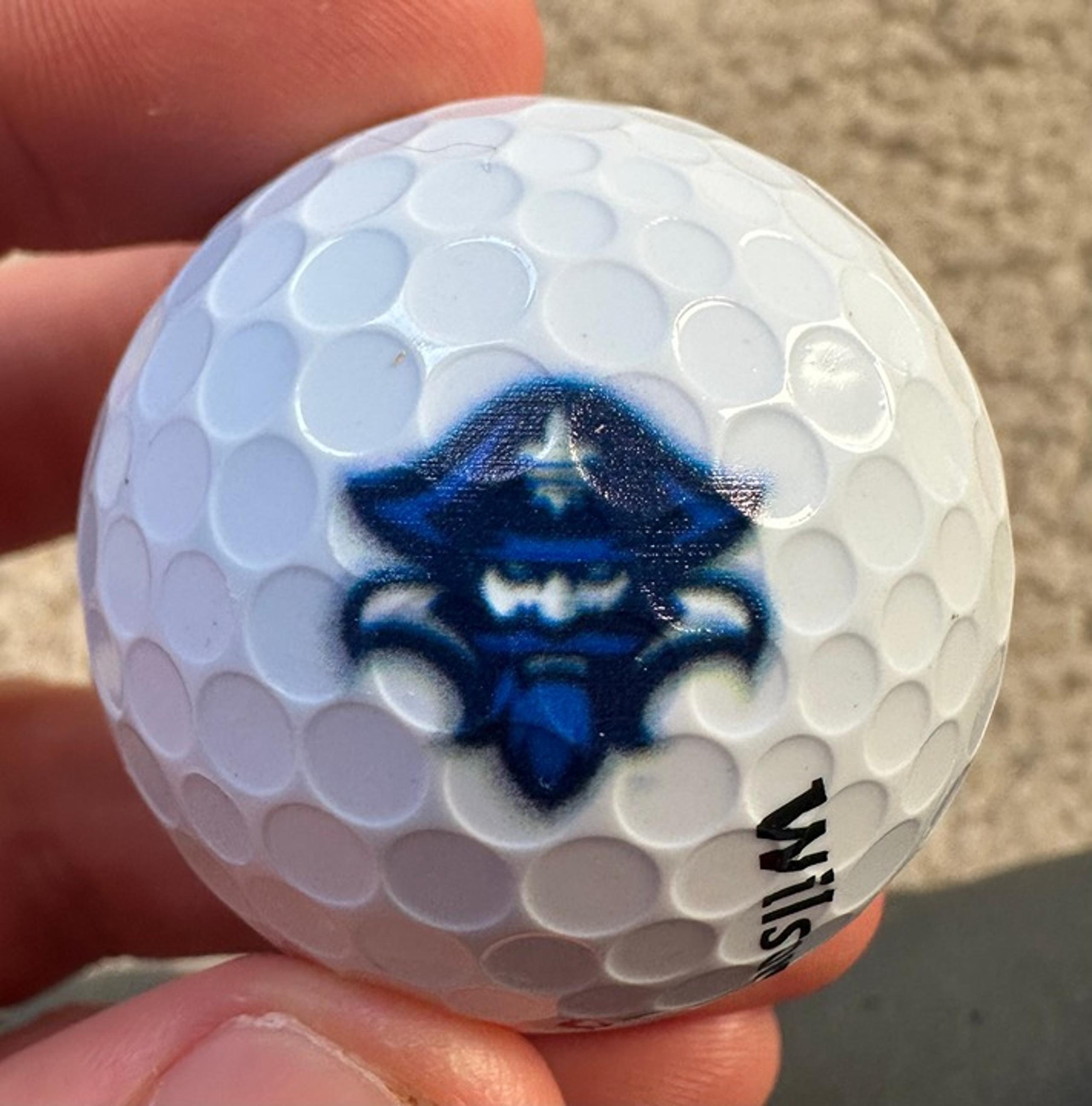 New Orleans Privateers NCAA Logo Golf Ball (Wilson Staff)