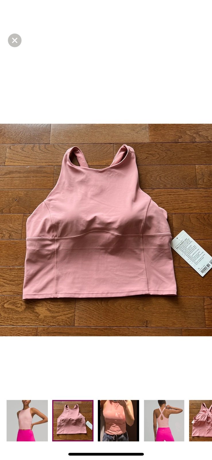 Lululemon Key To Balance Tank-NWT-Pink Puff-14