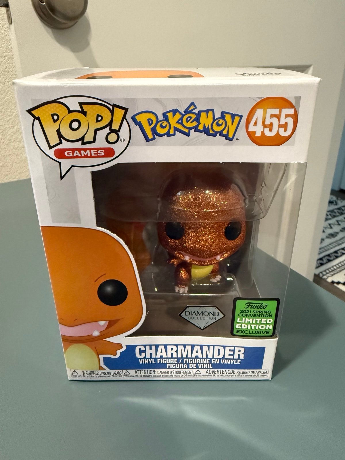 Charmander 455 Pokémon Diamond Funko Pop