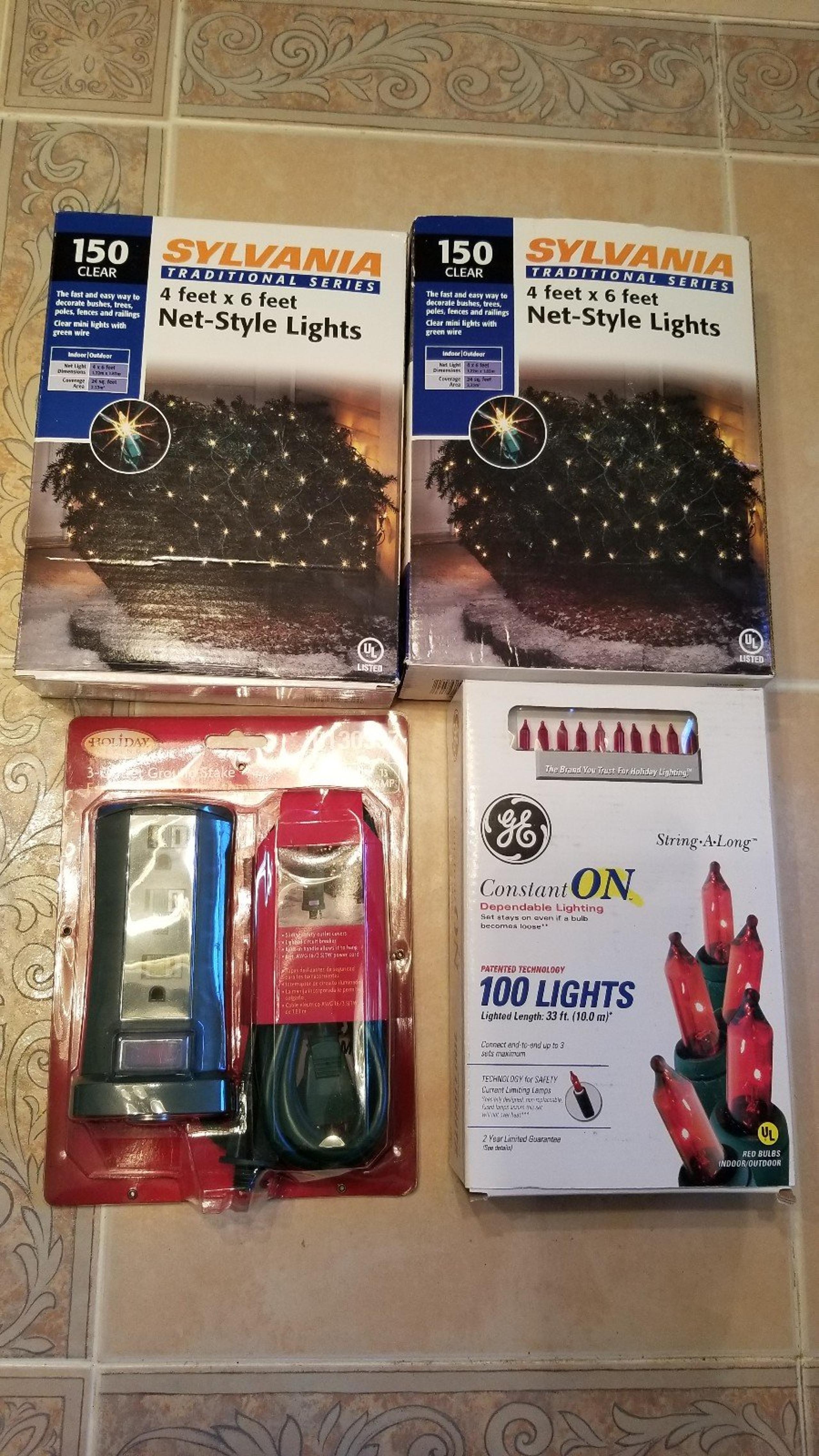 Christmas Lights and Outlet Groumd Stake