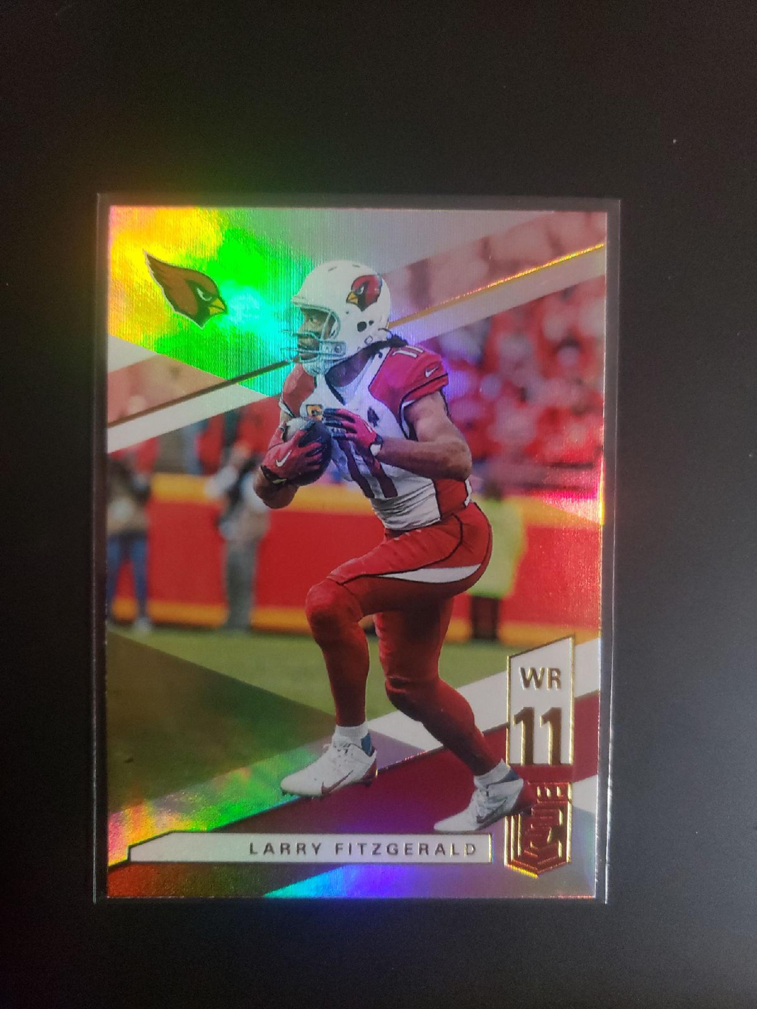 LARRY FITZGERALD 2019 ELITE RAINBOW FOIL