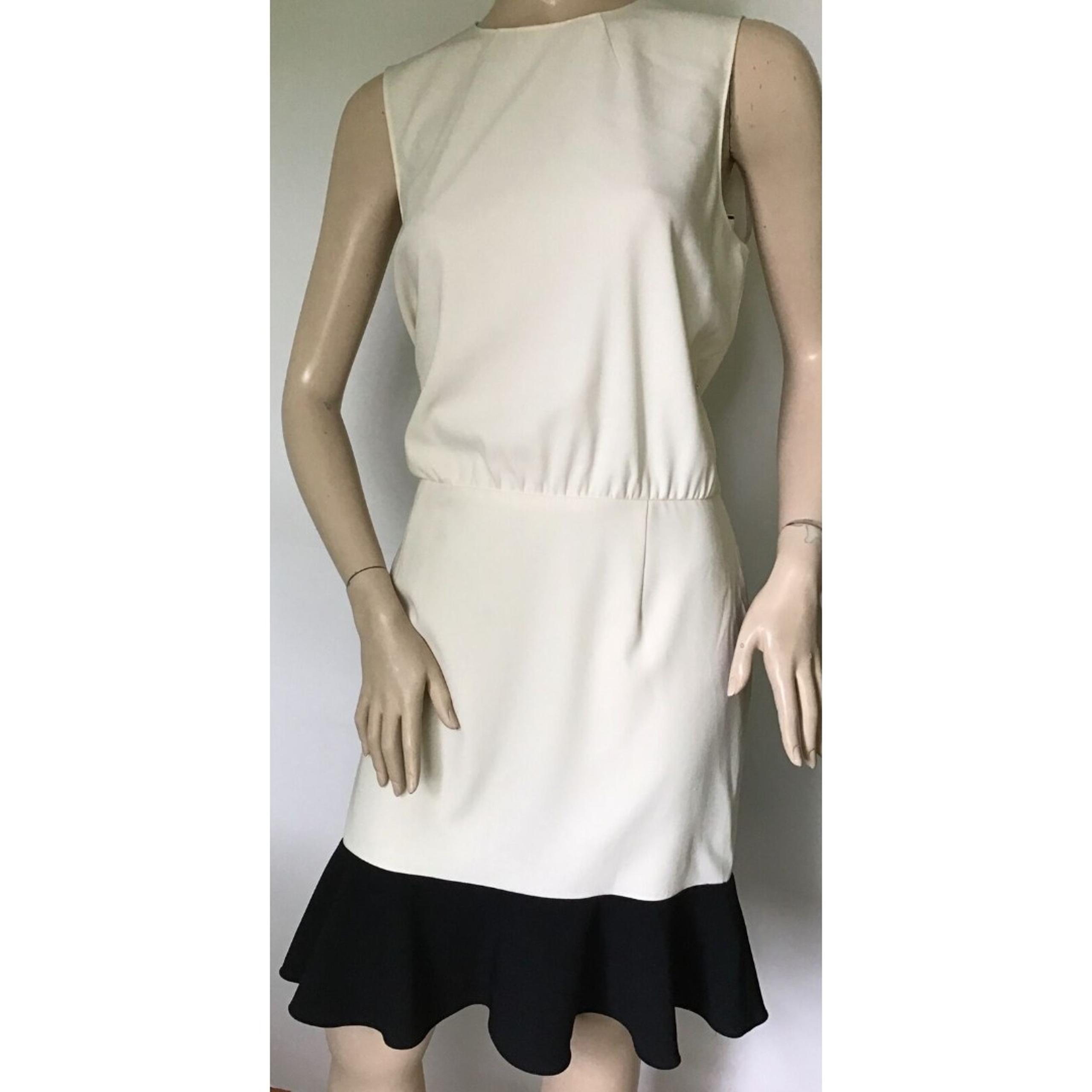 NEW MOSCHINO Cheap and Chic Ivory/Black Sleeveless Dress (Size 46/12) - $770.00!