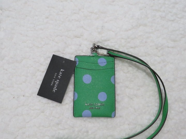 Kate Spade Morgan Sunshine Dot Lanyard (Candy Grass)