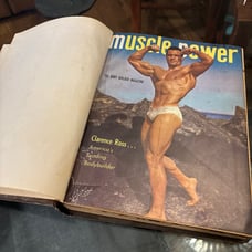 12 Bound Vintage 1950 Muscle Power Bodybuilding Magazines