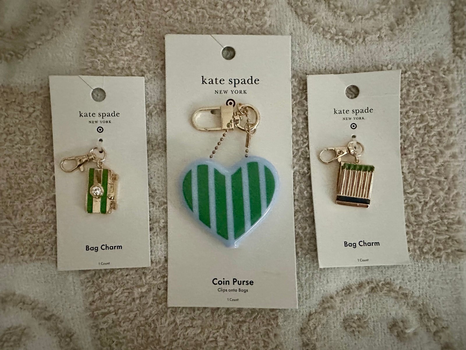 Kate Kate Spade X Target bag charm bundle