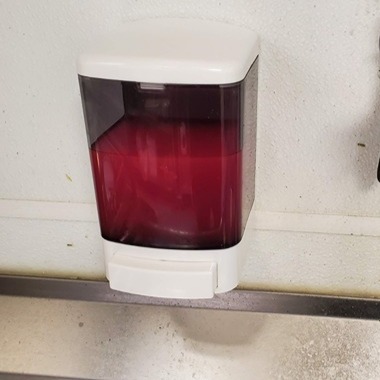 Soap Dispenser Kitchen Bathroom Wall Mounted Commercial for Liquid Containers