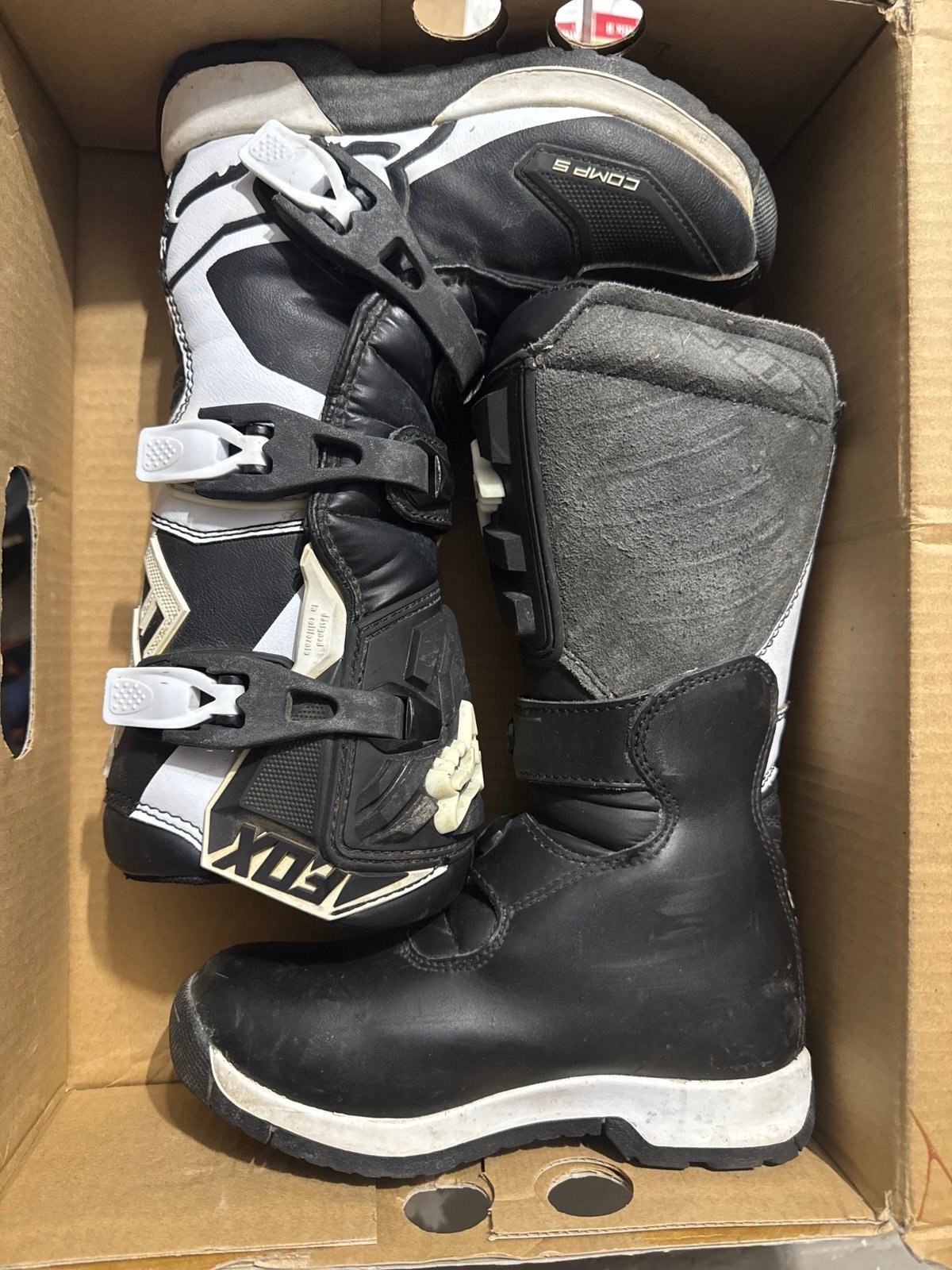Fox Racing Comp 5 Youth Size 2 Motocross MX Boots