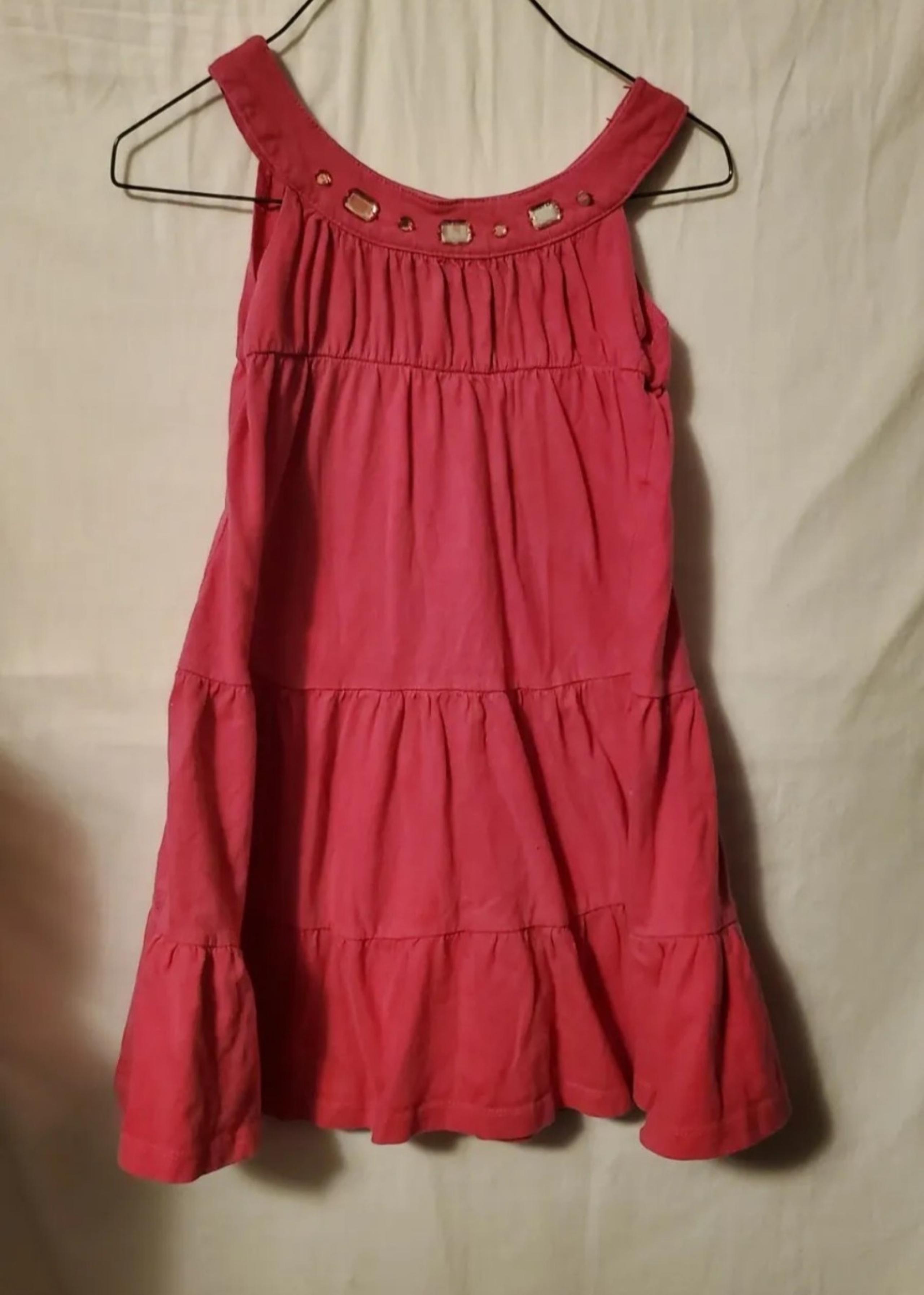 Toughskins Girls Toddler Pink Sleeveless Dress Size 4