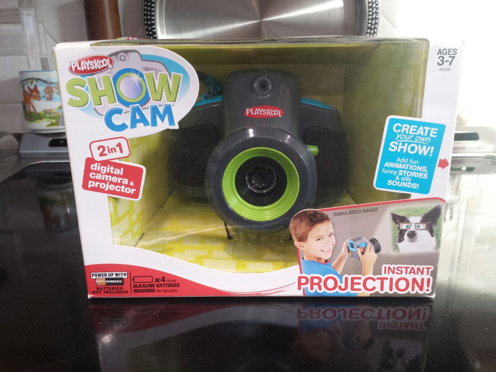 Playskool ShowCam Camera Projector Grey