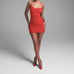 SKIMS Fits Everybody Lace Slip Dress in Cayenne Size S