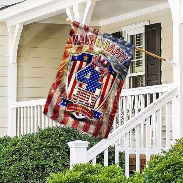Independence Day House Flag