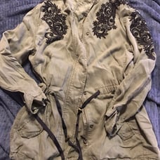 Max Jeans Army Military Utility Jacket