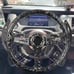 NEW JDM UNIVERSAL 350MM FORGE CARBON Acrylic Deep Dish 6 Holes Steering Wheel