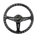 NEW JDM UNIVERSAL 350MM FORGE CARBON Acrylic Deep Dish 6 Holes Steering Wheel