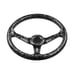 NEW JDM UNIVERSAL 350MM FORGE CARBON Acrylic Deep Dish 6 Holes Steering Wheel