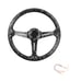 NEW JDM UNIVERSAL 350MM FORGE CARBON Acrylic Deep Dish 6 Holes Steering Wheel