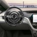 NEW JDM UNIVERSAL 350MM FORGE CARBON Acrylic Deep Dish 6 Holes Steering Wheel